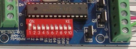 DMX512 Address