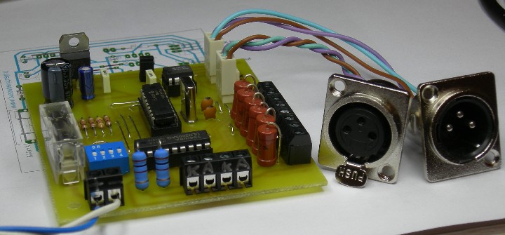 Ricevitore 8 Canali DMX - Power LED dimmer